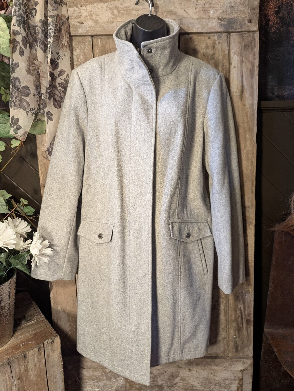 Nautica Wool Blend Coat.   Sz 16